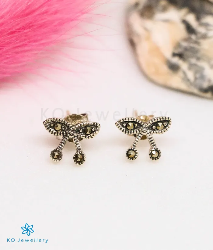 Marcasite The Samanvana Silver Marcasite Earrings Earrings