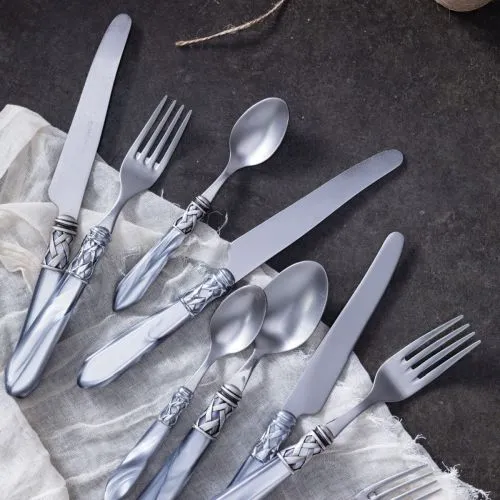 Vietri Aladdin Brilliant Light Gray Place Spoon 1810 Stainless Steel 8 Vietri Bracelets