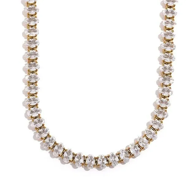 Mabel Love Co Tennis Necklace Necklaces