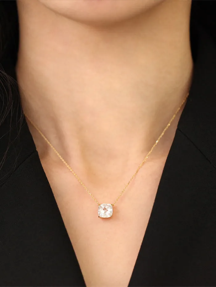 MinimalBijoux Necklaces 925 Silver Classic Cubic Necklace