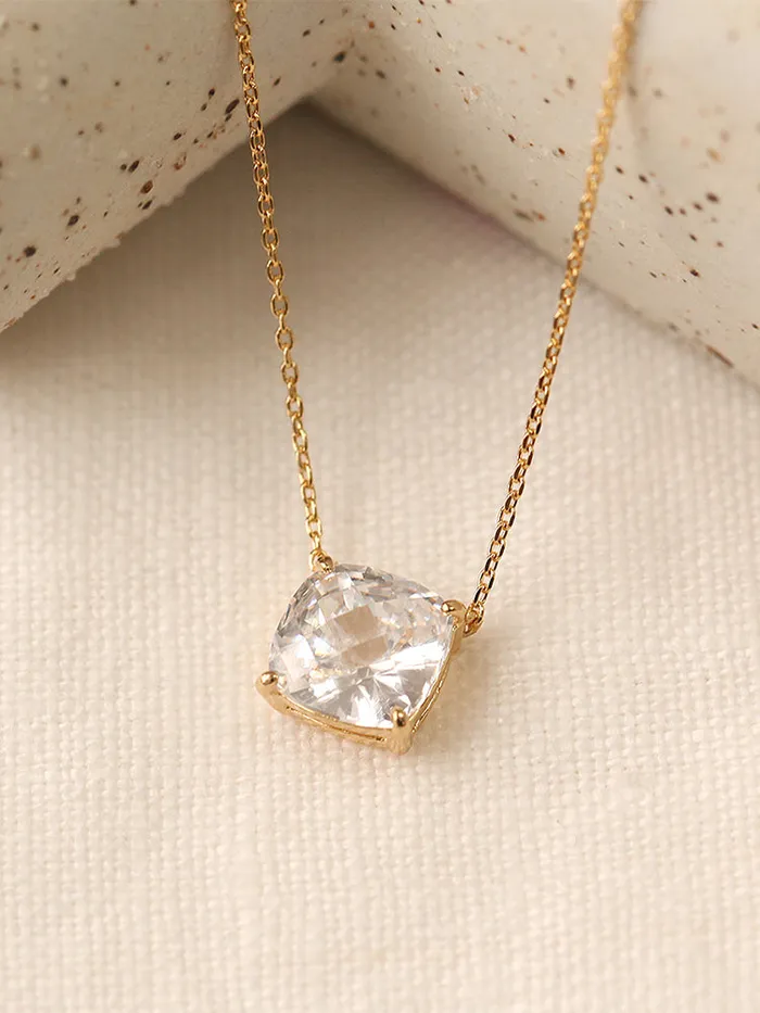 MinimalBijoux Necklaces 925 Silver Classic Cubic Necklace