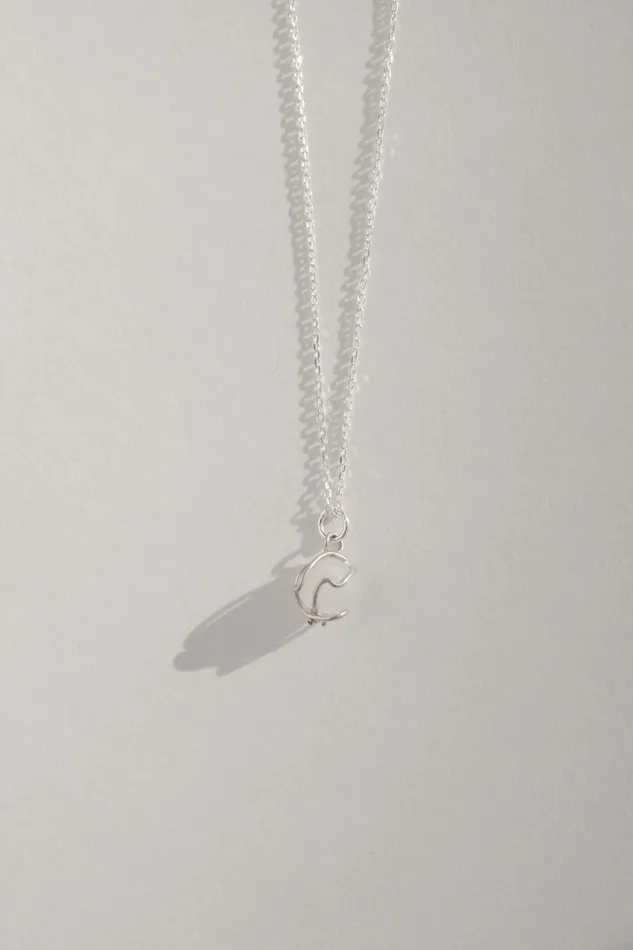 Necklaces collectionno2 LONG BALL CRYSTAL STONE 925 NECKLACE