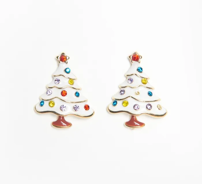 shopsnackbreak Earrings Snowy Christmas Earring