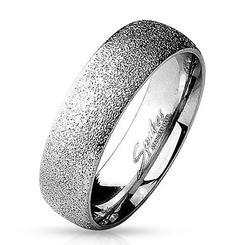 Tulsa Body Jewelry Rings Stainless Sand Sparkle Ring