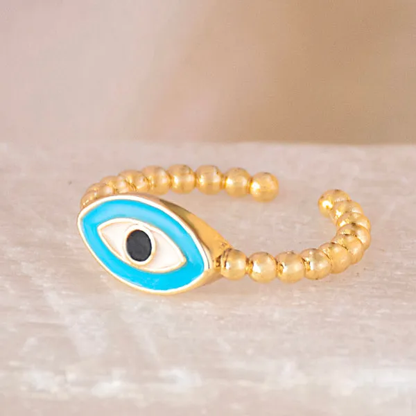 Upakarna Rings Pastel Evil Eye Ring