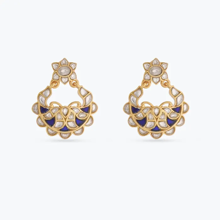 Ayla Gold Plated Silver Stud Earrings SILVER Earrings