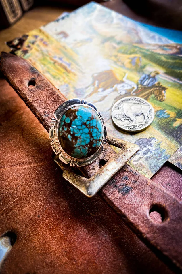 Dakota Skystone Rings Roundup Turquoise and Sterling Silver Ring
