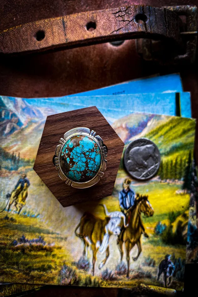 Dakota Skystone Rings Roundup Turquoise and Sterling Silver Ring