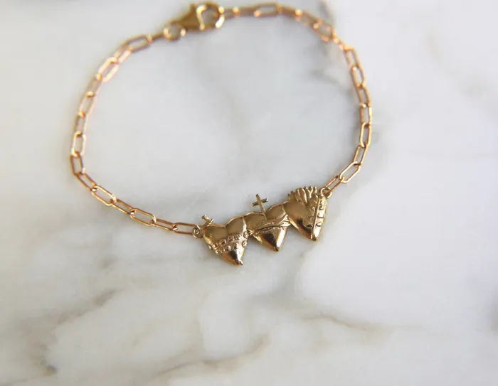 Holy Family Hearts Consecration Bracelet The Little Catholic Bracelets