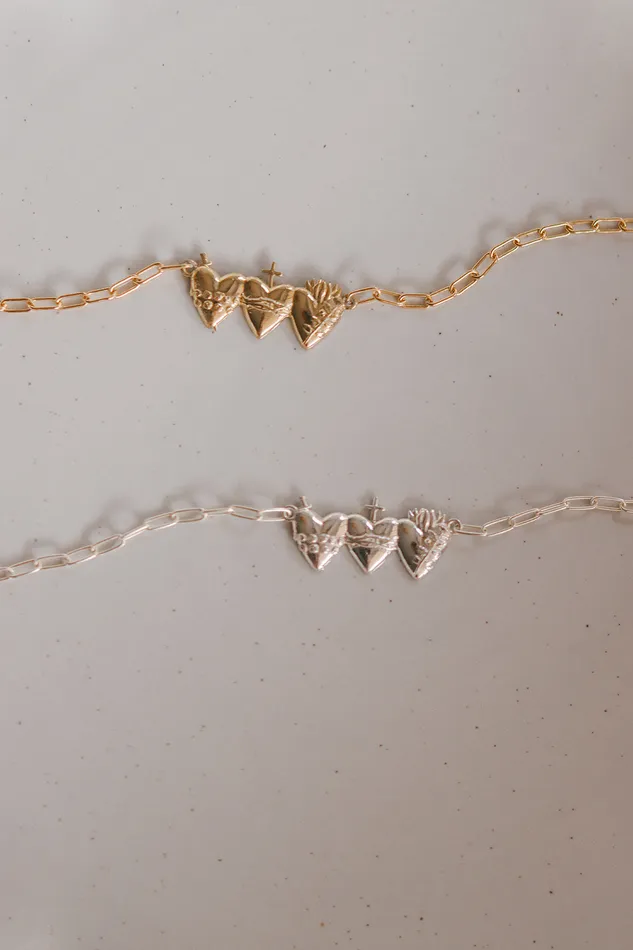 Holy Family Hearts Consecration Bracelet The Little Catholic Bracelets