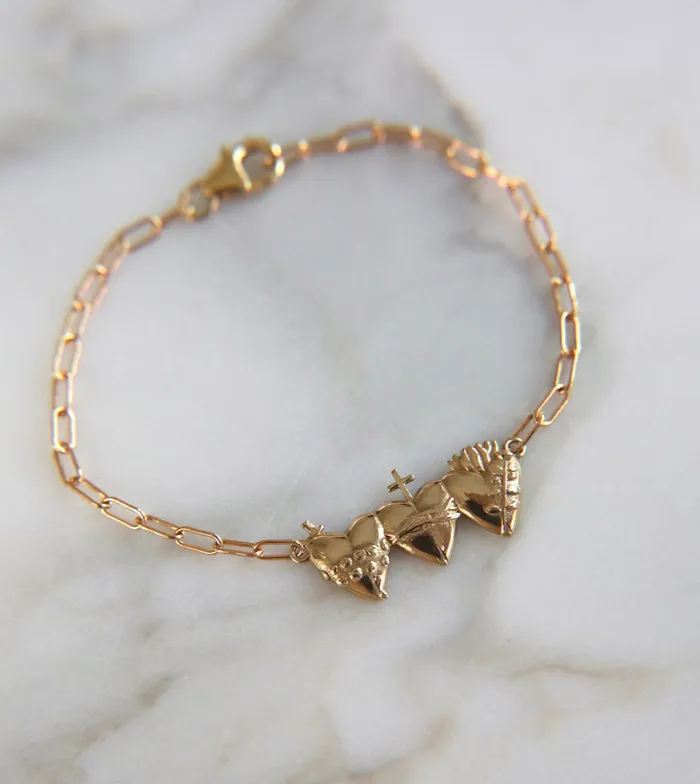 Holy Family Hearts Consecration Bracelet The Little Catholic Bracelets