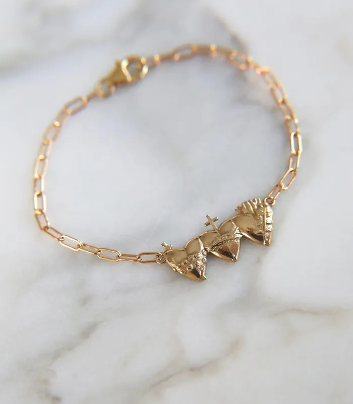 Holy Family Hearts Consecration Bracelet The Little Catholic Bracelets