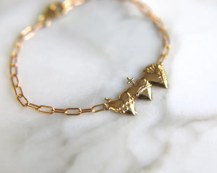 Holy Family Hearts Consecration Bracelet The Little Catholic Bracelets