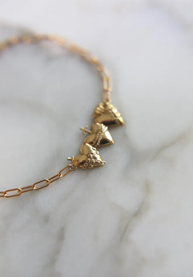 Holy Family Hearts Consecration Bracelet The Little Catholic Bracelets