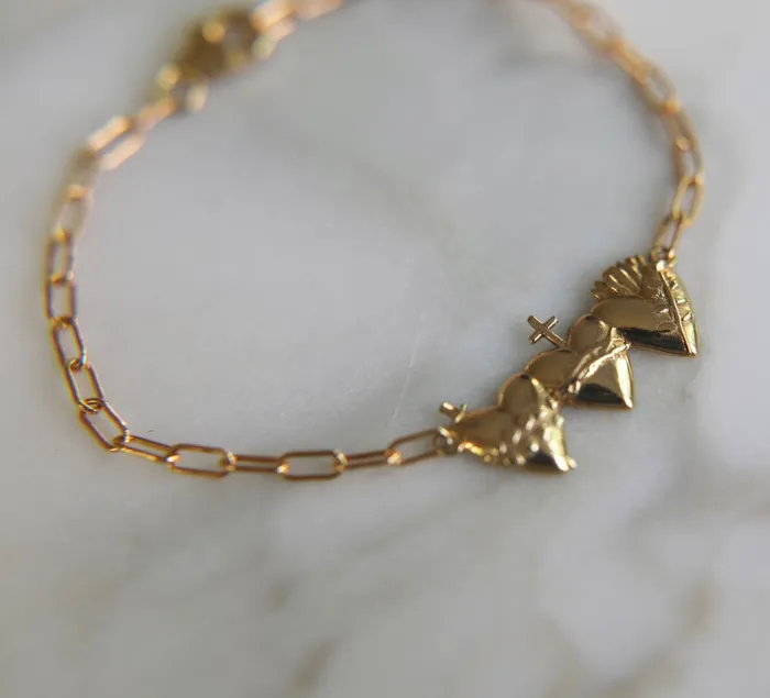 Holy Family Hearts Consecration Bracelet The Little Catholic Bracelets