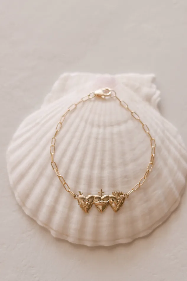 Holy Family Hearts Consecration Bracelet The Little Catholic Bracelets