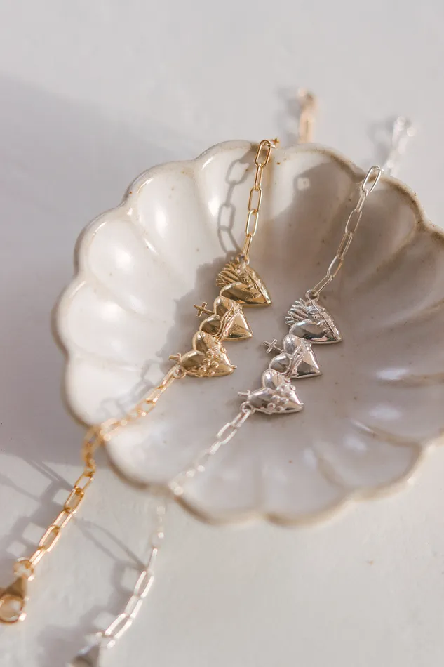 Holy Family Hearts Consecration Bracelet The Little Catholic Bracelets
