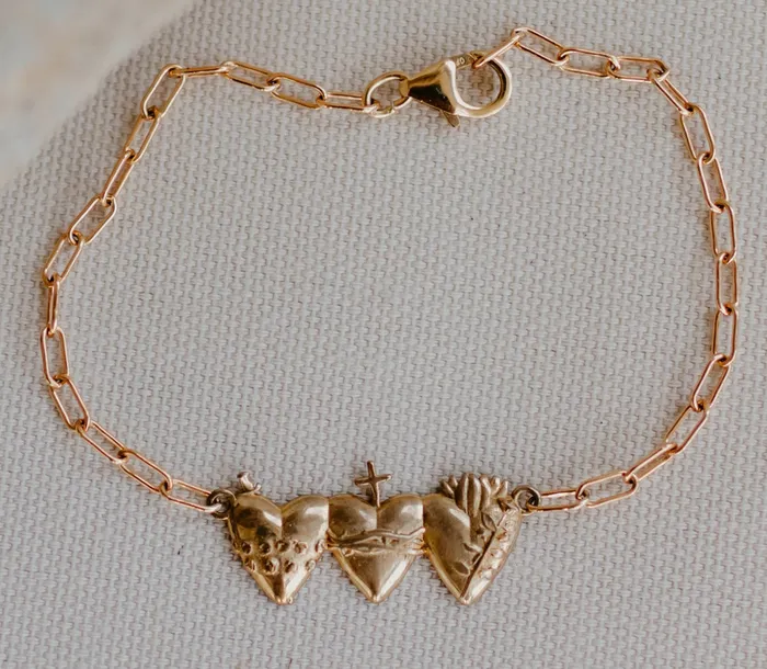 Holy Family Hearts Consecration Bracelet The Little Catholic Bracelets