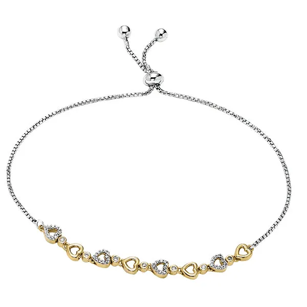 International Diamond Center Diamond Bolo Bracelet 18 CTW Bracelets