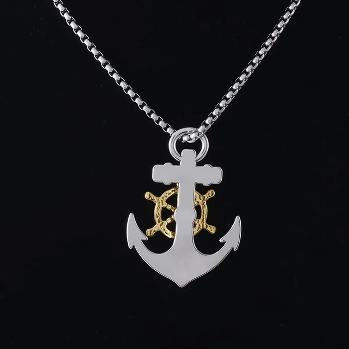 Necklaces Valhalla Vikings Viking Necklace Nordic Rudder Anchor Pendant