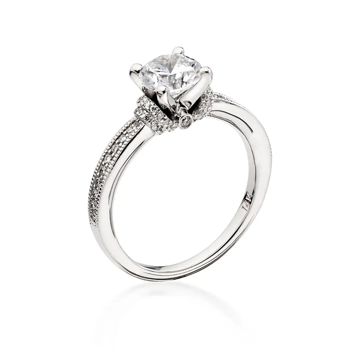 Rings International Diamond Center Scott Kay Luminaire Engagement Ring 024 CTW