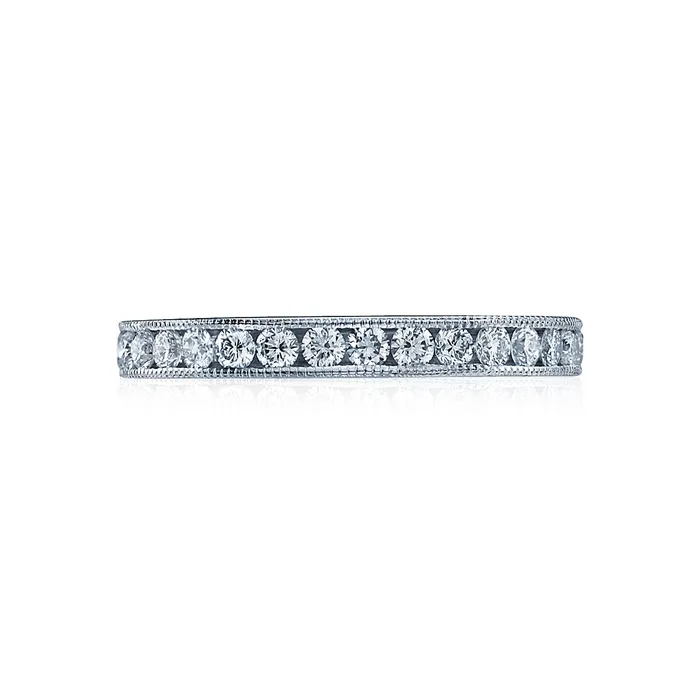 Rings International Diamond Center Tacori 18k White Gold Simply Tacori Diamond Wedding Band 1 CTW