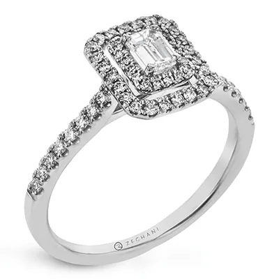 Rings International Diamond Center Zeghani Delicate Diva Complete Engagement Ring Setting ZR1863