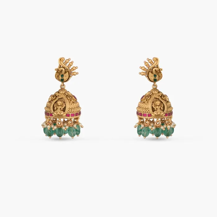 Shloka Antique silver Jhumkas SILVER Rings