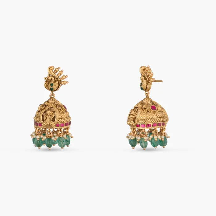 Shloka Antique silver Jhumkas SILVER Rings