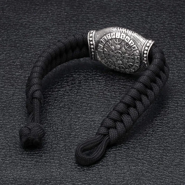Valhalla Vikings Bracelets Viking Paracord Bracelet Aegishjalmur
