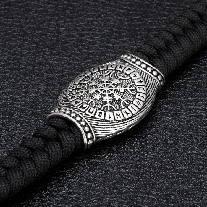 Valhalla Vikings Bracelets Viking Paracord Bracelet Aegishjalmur