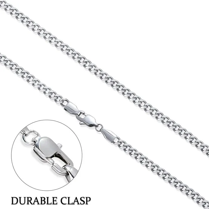 35mm Stainless Steel Cuban Chain VVS Jewelry Bracelets