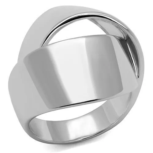 Alamode 3W1311 Rhodium Brass Ring with No Stone Rings