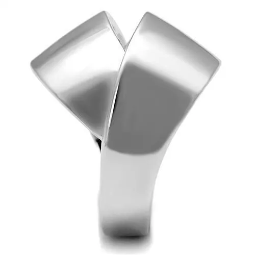 Alamode 3W1311 Rhodium Brass Ring with No Stone Rings