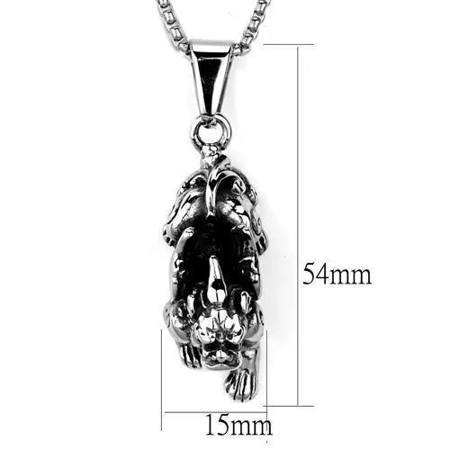 Alamode Necklaces TK1998 High polished no plating Stainless Steel Necklace with No Stone