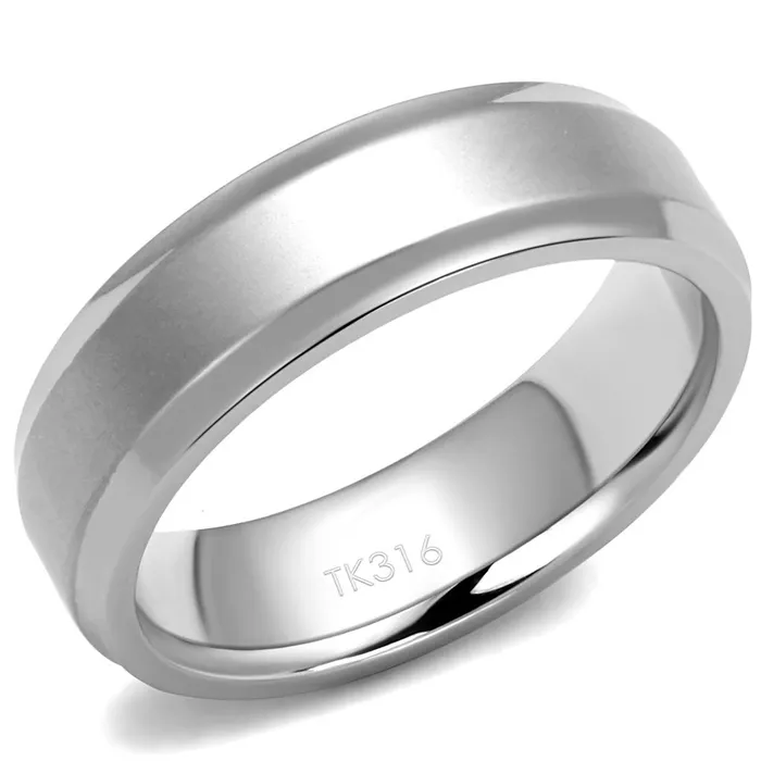 Alamode Rings TK2916 High polished no plating Stainless Steel Ring with No Stone