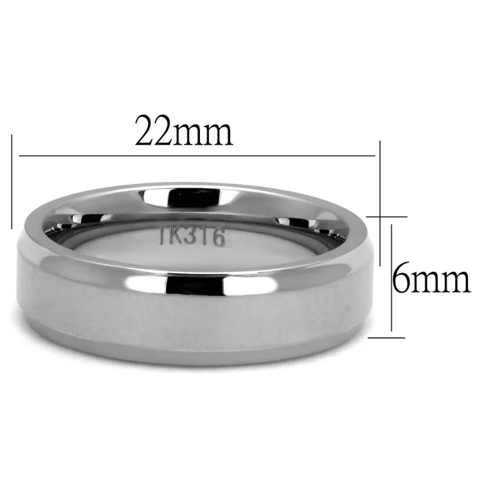 Alamode Rings TK2916 High polished no plating Stainless Steel Ring with No Stone