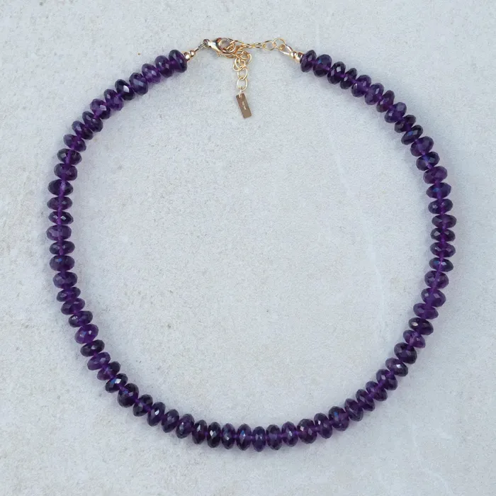 Amethyst Necklace Earthly Abundance Necklaces