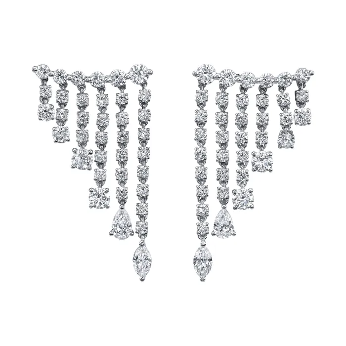 anitako Earrings DIAMOND RAIN DROP EARRINGS