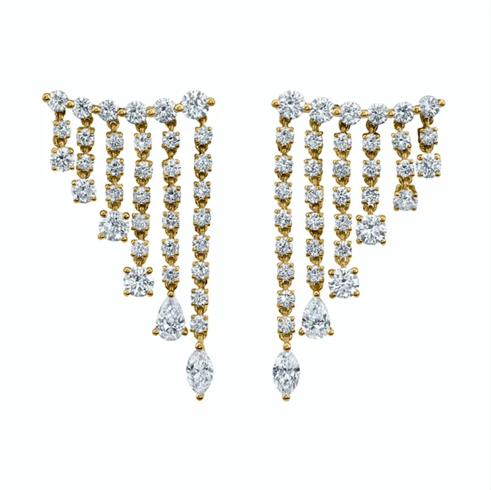 anitako Earrings DIAMOND RAIN DROP EARRINGS