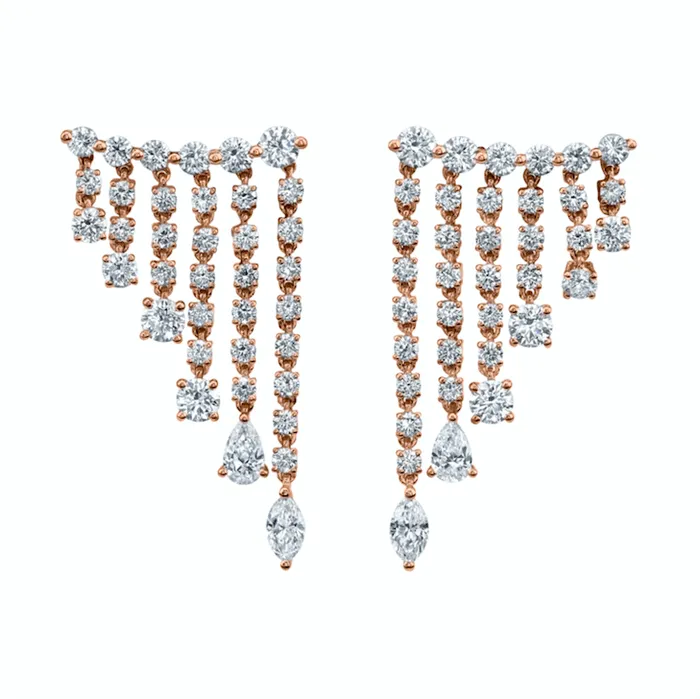 anitako Earrings DIAMOND RAIN DROP EARRINGS