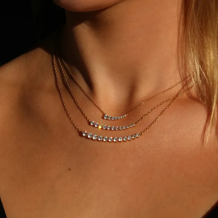 anitako GRADUATED DIAMOND NECKLACE Necklaces