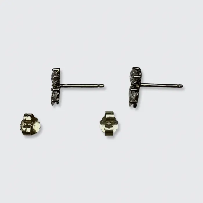 Antique Diamond KiteShaped Earrings 21stfinds Earrings