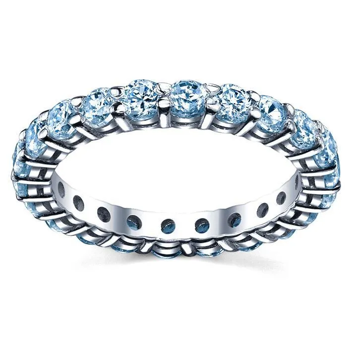 Aquamarine Wedding Ring deBebians Rings