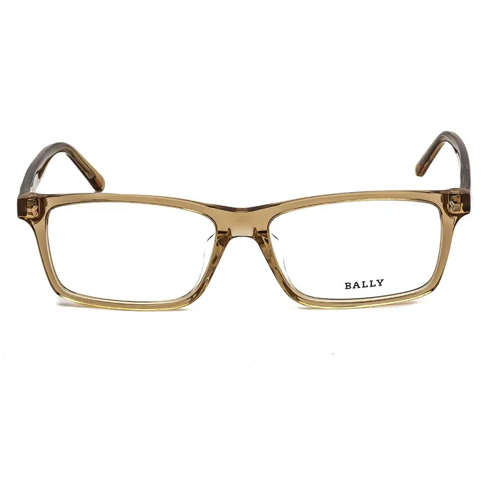 Bally Rings Bally Mens Eyeglasses Shiny Yellow Rectangular Full Rim Frame BY5016D 039