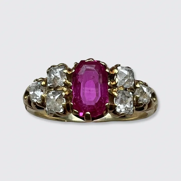 Belle Epoque Ruby Diamond Ring 21stfinds Rings