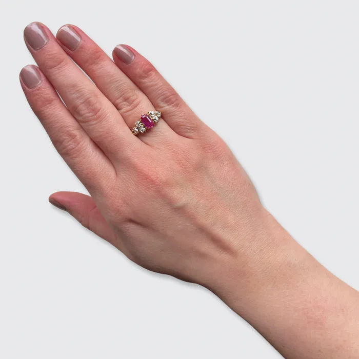 Belle Epoque Ruby Diamond Ring 21stfinds Rings