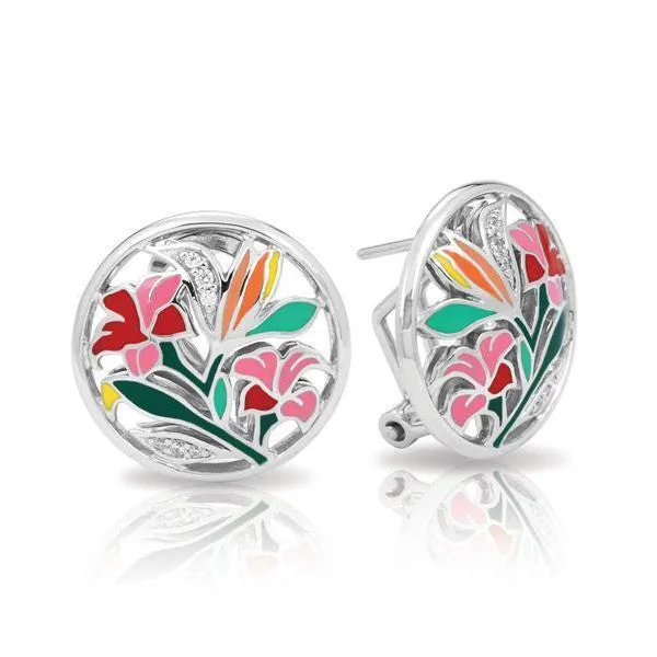 Belle Etoile Belle Etoile Morning Glory Earrings Pink Earrings