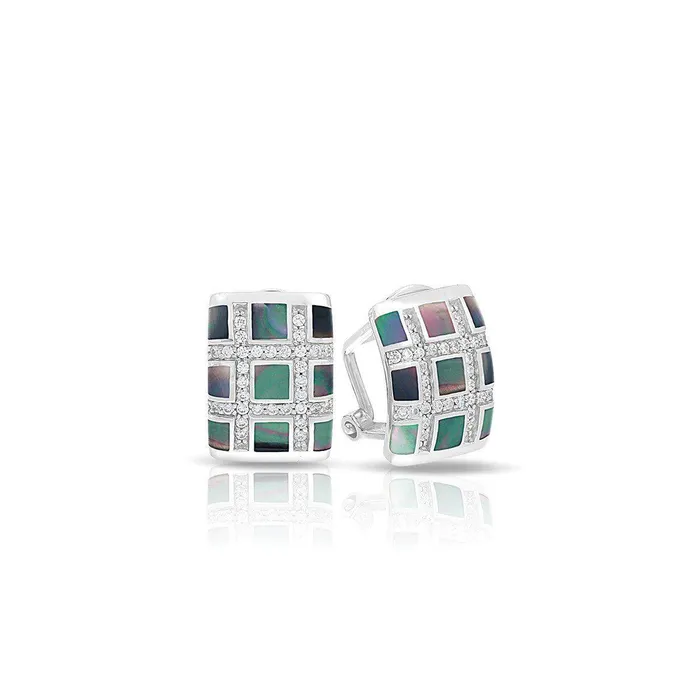 Belle Etoile Earrings Belle Etoile Regal Earrings Black MotherofPearl