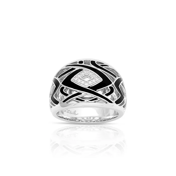 Belle Etoile Virago Ring Black Belle Etoile Rings